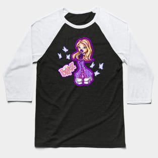 Y2k aesthetics bratz space butterflies Baseball T-Shirt